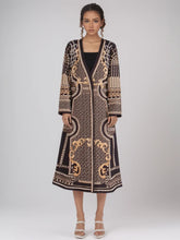 Hand-Embroidered Pearl Long Coat